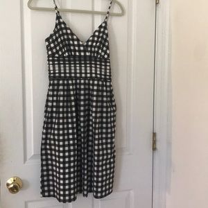 Banana Republic 🍌 Gingham Flare Dress